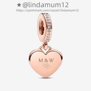 Pandora Engravable Heart Tag Dangle Charm